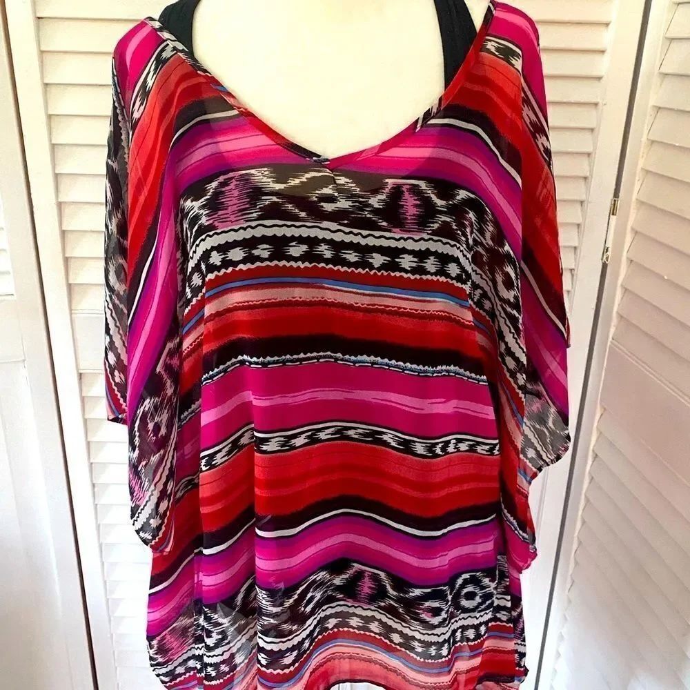 3/$15 Multi Colored Sexy Blouse